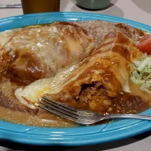 Great Tamale and huge Relleno!