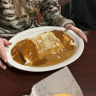 Lou Lou's burrito, wish I had this as the gravy was off the hook!!! This will be my next challenge.