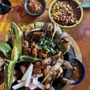 Molcajate with the special beans!