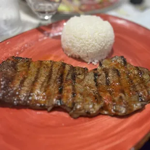 grilled fish and rice