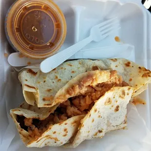 Burrito de carne