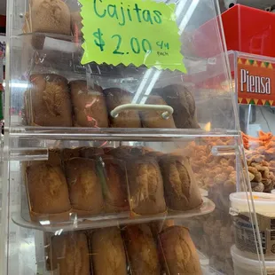 Cajitas bread like the ones they make in Guerrero, Mexico