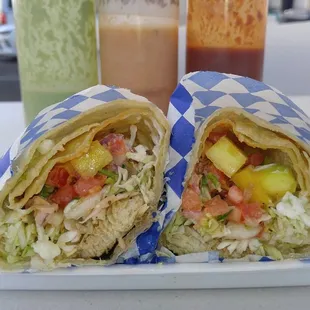 Grilled Mahi Mahi Burrito