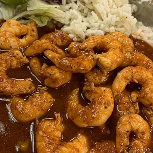 Camarones ala Diabla al