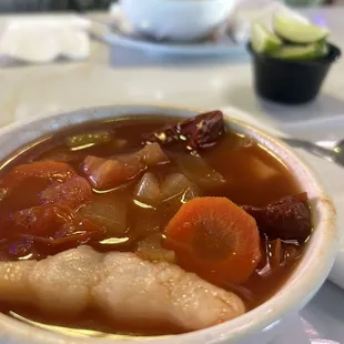 Fish soup...It was good.