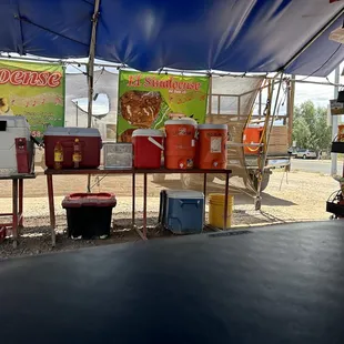 Drinks and salsa coolers