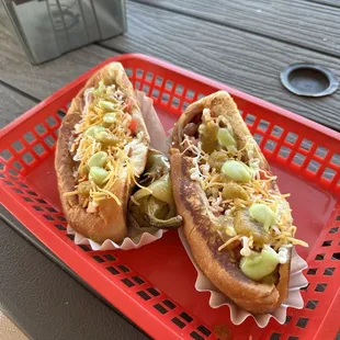 food, sandwich, hot dog, hot dogs