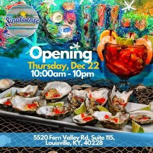 Opening, Dec 22, 10am.