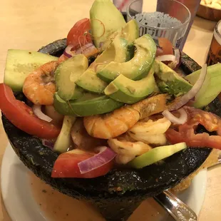 The best!!! Must order Molcajete Botane !!