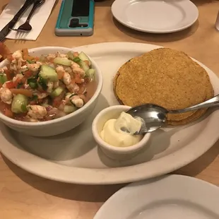 Octopus Ceviche Tostada