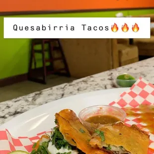 These Quesabirria Tacos are soooooo good!! I highly recommend them!