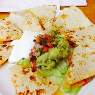 Shrimp quesadilla