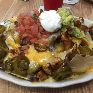 Chicken nachos