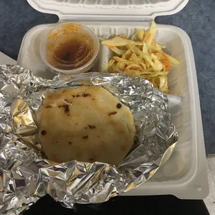 Pupusa ( prof and cheese)