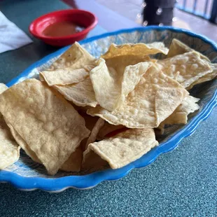 Skimpy chips &amp; salsa
