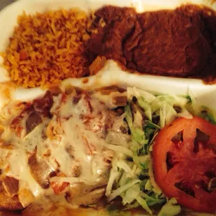 Chile relleno plate