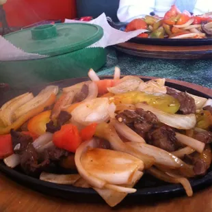 Mini Fajita lunch plate. Yum.