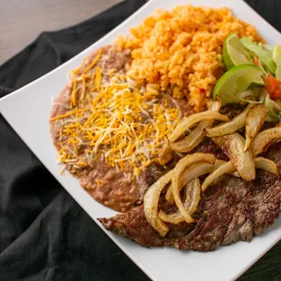Carne asada plate