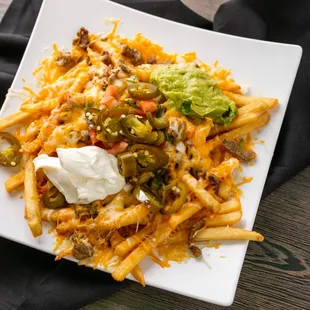 Carne asada fríes