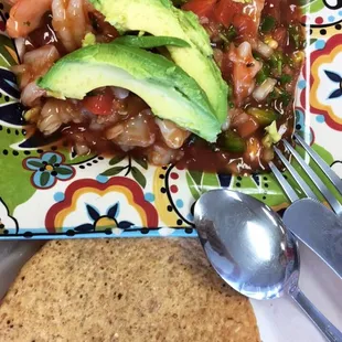 Shrimp Tostadas