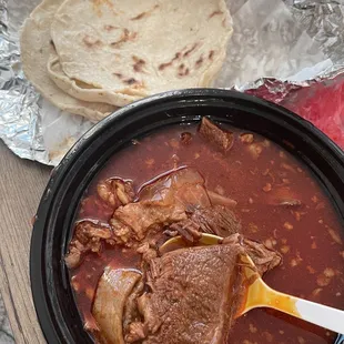 Barbacoa (comes with tortillas)
