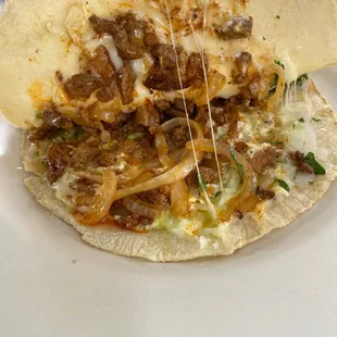 Super mulita and no guacamole. I asked and said it was liquid type never coming here again