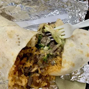 Carne Asada Burrito