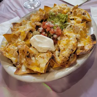 Chicken nachos!