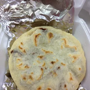 Bean pupusa