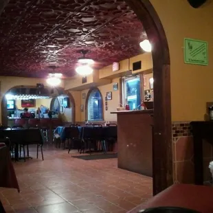 interior, pizza