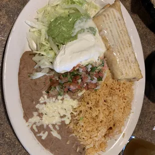 Ground Beef Chimichanga