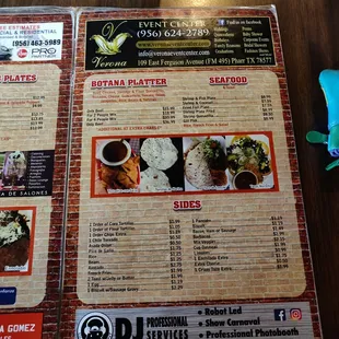 More menu