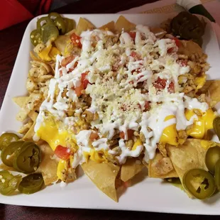 Chicken nachos