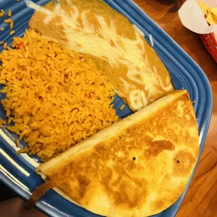 Quesadilla Kids Quesadilla Rice and Beans