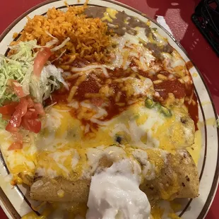 Rainbow Enchiladas