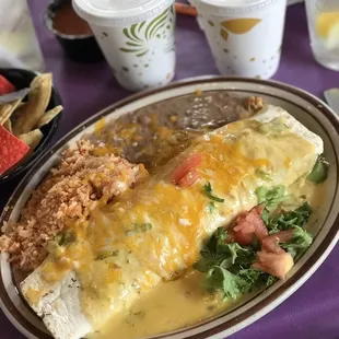 Chicken Fajita Burrito