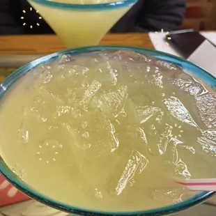 a close up of a drink in a glass