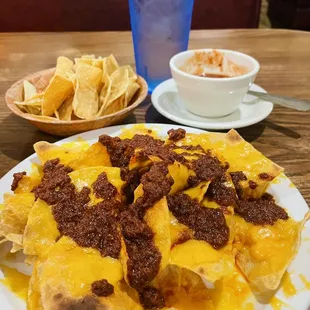 Chorizo nachos