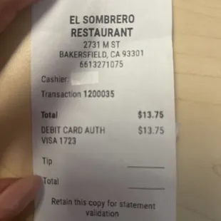 Receipt