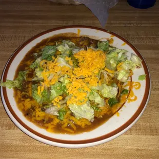 Frito Pie with green chili
