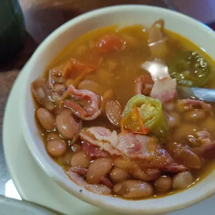 Ranchero beans were a highlight.  Get 'em!