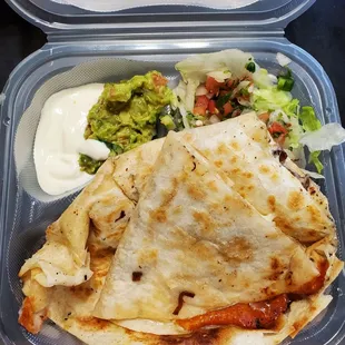 Carnitas quesadilla