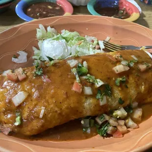 Fajita burrito