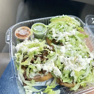 Sopes de carne