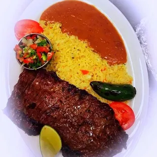Carne Asada plato!