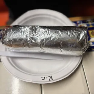 regular chicken burrito