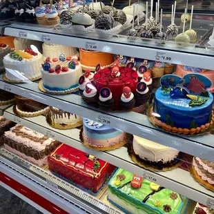 Desserts in the bakery