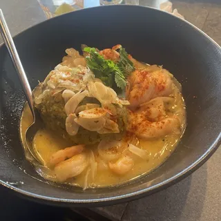 Shrimp al Ajillo Mofongo