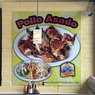 a plate of food on a counter