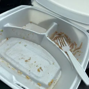 Didn&apos;t have time to take a picture of the food, it was too delicious!